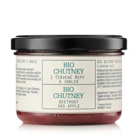BIO chutney z červené řepy a jablek