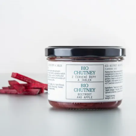 BIO chutney z červené řepy a jablek