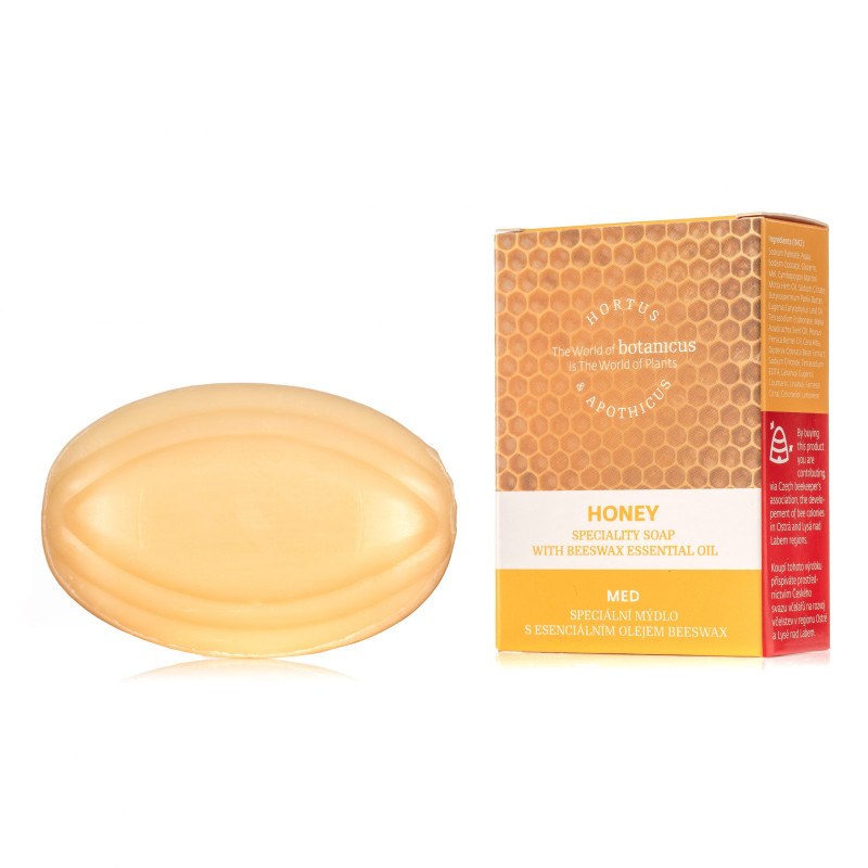 Medové speciální mýdlo s esenciálním olejem beeswax